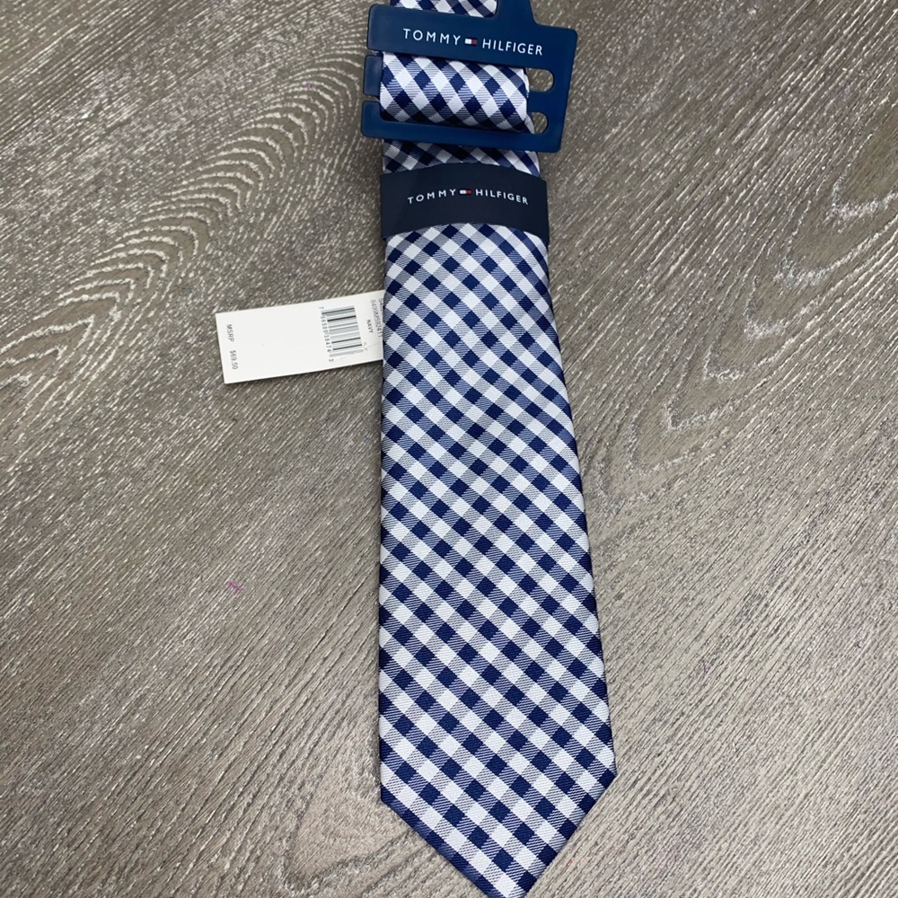 Tommy Hilfiger Men’s Ties Blue Navy One Size